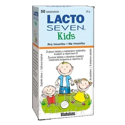 Vitabalans Oy Vitabalans LACTOSEVEN Kids žvýkací tablety 1x50 ks 50 ks