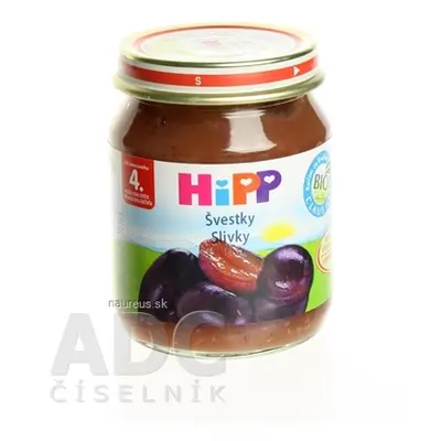 Hipp Beteiligungs AG HiPP Příkrm ovocný Švestky (od ukonč. 4. měsíce) 1x125 g 125 g