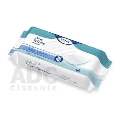 Essity TENA vlhčené ubrousky (Wet Wipes) (XL SIZE, 30 cm x 20 cm) 1x80 ks