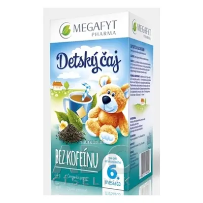 Megafyt Pharma s.r.o. MEGAFYT Dětský čaj BEZ KOFEINU černý čaj (od ukonč. 6. měsíce), 20x1,75 g 