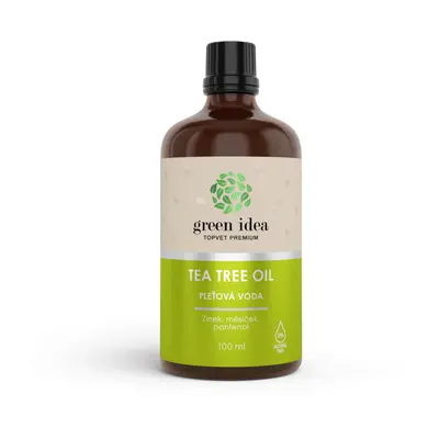 TOPVET TEA TREE OIL pleťová voda s měsíčkem, panthenolem a zinkem bez alkoholu 100ml 100 ml