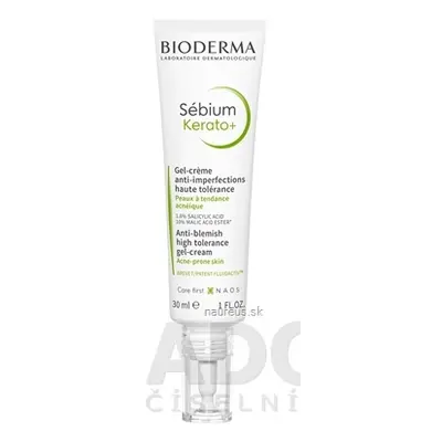 LABORATOIRE BIODERMA BIODERMA Sébium Kerato + gel - krém 1x30 ml