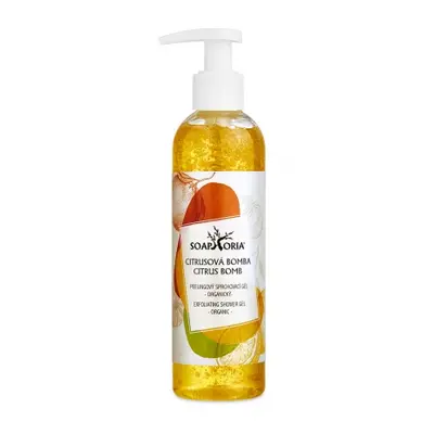 SOAPHORIA Citrusová bomba- organický peelingový sprchový gel 250 ml