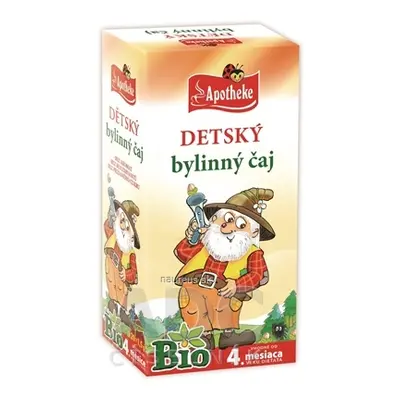 MEDIATE s.r.o. APOTHEKE BIO DĚTSKÝ BYLINNÝ ČAJ nálevové sáčky (od ukončeného 4. měsíce) 20x1,5 g