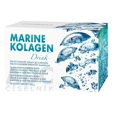 Biomedica, spol. s r.o. BIOMEDICA MARINE kolagen Drink sáčky 30x12 g (360 g) 30 ks