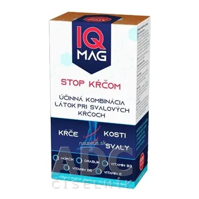 K2pharm s r.o. Naturprodukt IQ MAG Stop křečím tbl 1x60 ks 60 ks