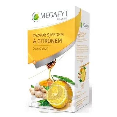 Megafyt Pharma s.r.o. MEGAFYT ZÁZVOR S MEDEM & CITRONEM 20x2 g (40 g) 20 x 2 g