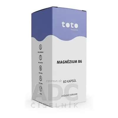 TOTO Pharma s.r.o. TOTO magnézium B6 cps 1x60 ks