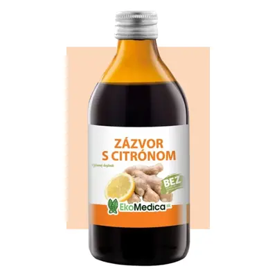 EkoMedica Šťáva Zázvor s citrónem 250 ml 250 ml