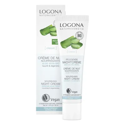 Logona Výživný noční krém BIO aloe vera - 30ml 30ml