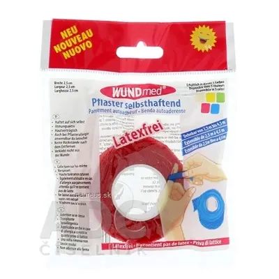 WUNDmed GmbH & Co. KG WUNDmed Elastická náplast 2,5 cm x 4,5 m, 1x1 ks