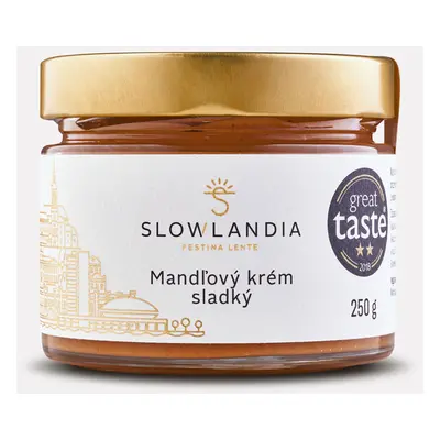 Slowtella SLOWLANDIA Mandlový krém 250g 250 g