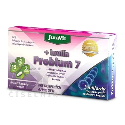 JuvaPharma Kft. JutaVit Probium 7 + Inulin cps 1x15 ks