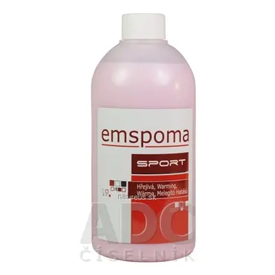 JUTTA s.r.o. EMSPOMA Hřejivá - růžová "O" masážní emulze 1x500 ml 500 ml