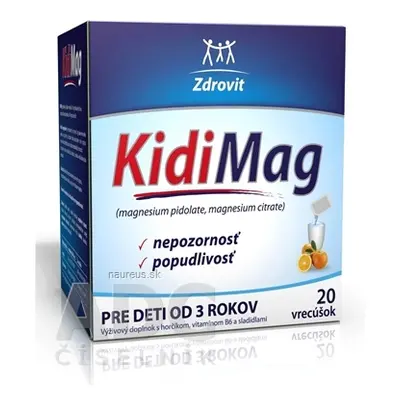 NP PHARMA Sp. z o.o. Zdrovit KidiMag sáčky 1x20 ks 20 ks