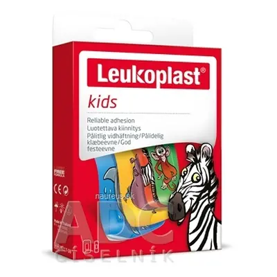 BSN Medical GmbH Leukoplast KIDS náplast na rány, 2 velikosti, (inov.2020 / 2021) 1x12 ks