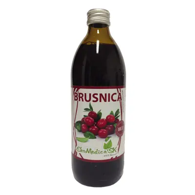 EkoMedica Šťáva Brusinka 100% 500 ml 500 ml