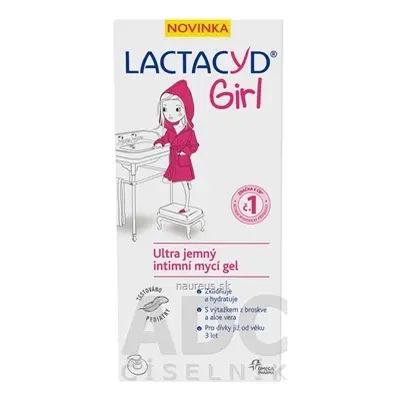 Omega Pharma Int. LACTACYD Girl intimní čisticí gel 1x200 ml 200ml