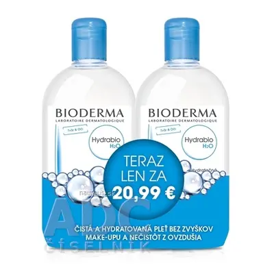 LABORATOIRE BIODERMA BIODERMA Hydrabio H2O FESTIVAL micelární pleťová voda 2x500 ml (akciová cen