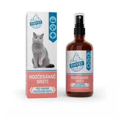 TOPVET Rozčesávač srsti pro kočky 100ml 100 ml