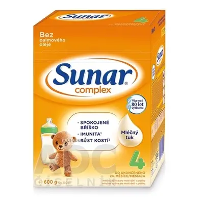 Semper AB Sunar Complex 4 mléčná výživa (od ukonč. 24. měsíce) (inov.2020) 1x600 g 600 g