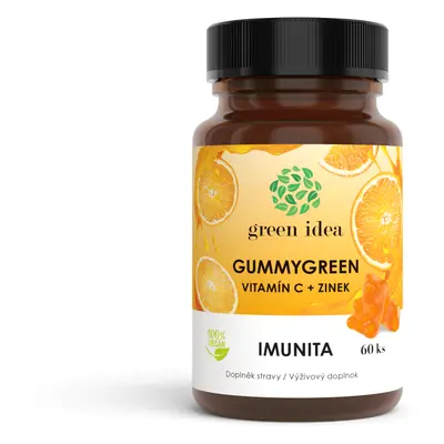 TOPVET GREEN IDEA Gummygreen - Vitamin C + zinek 60 ks