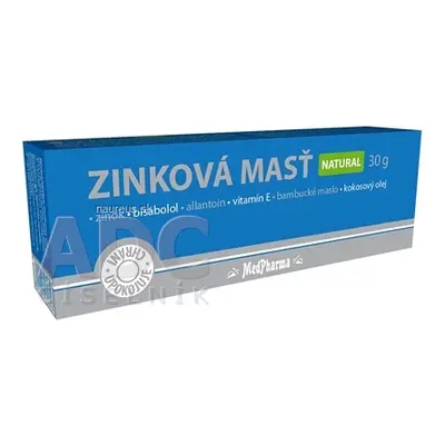 MedPharma, spol. s r.o. MedPharma zinková mast NATURAL 1x30 g 30 g