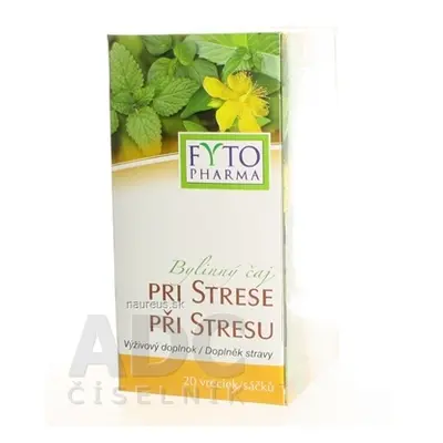 FYTOPHARMA, a.s. FYTO Bylinný čaj PŘI STRESU 20x1 g (20 g) 20 x 1 g