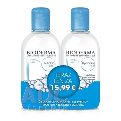 LABORATOIRE BIODERMA BIODERMA Hydrabio H2O FESTIVAL micelární pleťová voda 2x250 ml (akciová cen