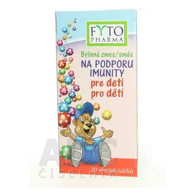 FYTOPHARMA, a.s. FYTO Bylinná směs NA PODPORU IMUNITY pro děti 20x1,5 g (30 g) 20 x 1.5 g