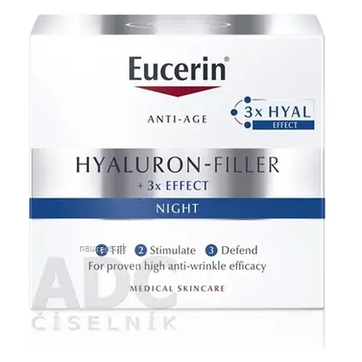 BEIERSDORF AG Eucerin HYALURON-FILLER noční krém proti vráskám intenzivní vyplňující krém 1x50 m