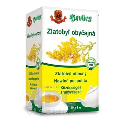 HERBEX spol. s r.o. HERBEX Zlatobýl obyčejná nálevový sáčky 20x2 g (40 g) 20 x 2 g