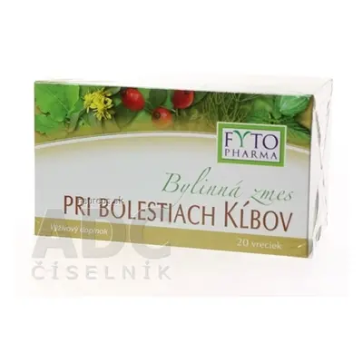 FYTOPHARMA, a.s. FYTO Bylinná směs při bolestech kloubů 20x1,25 g (25 g) 25 g