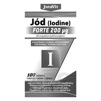 JuvaPharma Kft. JutaVit Jód Forte 200 μg tbl 1x100 ks