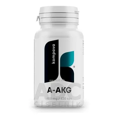 KOMPAVA spol. s r. o. Kompava A-AKG (Arginin-alfa-ketoglutarát) 450 mg cps 1x120 ks 1 x 120 ks