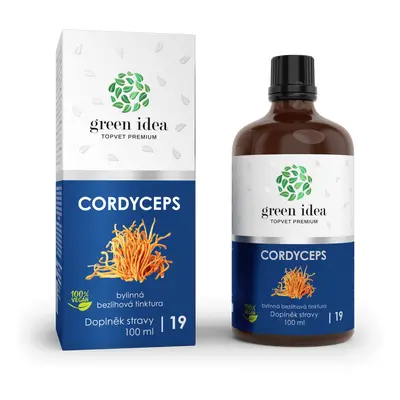 TOPVET Cordyceps - bezlihová tinktura 100 ml