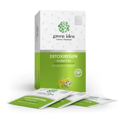 TOPVET GREEN IDEA Detoxiregen - bylinný čaj 20 sáčků