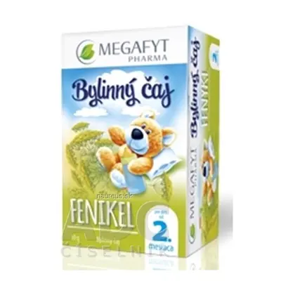 Megafyt Pharma s.r.o. MEGAFYT Bylinný čaj FENYKL pro děti od 2. měsíce, 20x1,5 g (30 g) 20 x 1.5