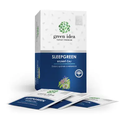 TOPVET GREEN IDEA Sleepgreen - bylinný čaj 20 sáčků