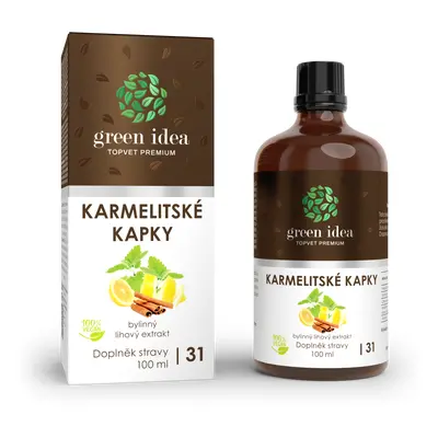 TOPVET GREEN IDEA Karmelitské kapky 100 ml 100 ml