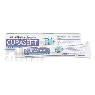 CURASEPT S.p.A. CURASEPT Regenerating gelová zubní pasta 1x75 ml 75ml