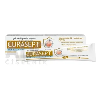 CURASEPT S.p.A. CURASEPT ADS Protective gelová zubní pasta 1x75 ml 75ml