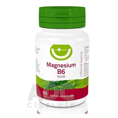 VULM s.r.o. VULM Magnesium B6 tbl flm (hořčík + vitamin B6) 1x60 ks 60 ks