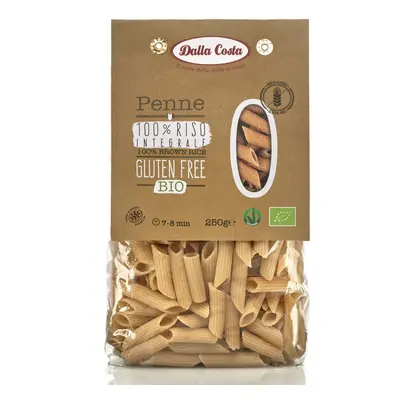 Dalla Costa BIO Bezlepkové Penne hnědá rýže 250 g 250g