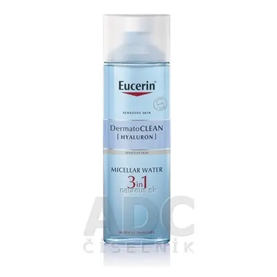 BEIERSDORF AG Eucerin DermatoCLEAN HYALURON Micelární VODA 3v1 citlivá pleť 1x200 ml 200 ml