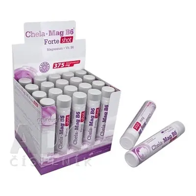 OLIMP LABORATORIES Sp. z o.o. Chela-Mag B6 Forte shot ampule, višňová příchuť 20x25 ml 20 x 25 m