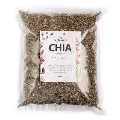 Nefdesante Chia semínka semena Šalvěje (Salvia Hispanica) 1x1000 g 1000 g