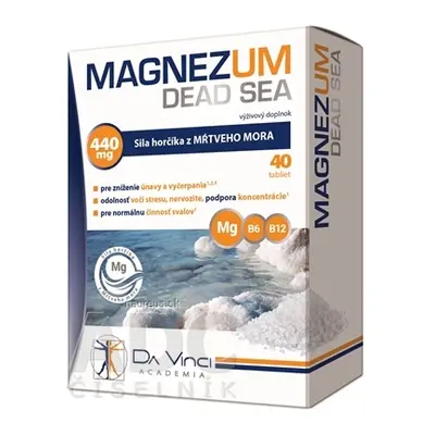 Simply You Pharmaceuticals a.s. MAGNEZUM DEAD SEA - DA VINCI tbl 1x40 ks 40 ks