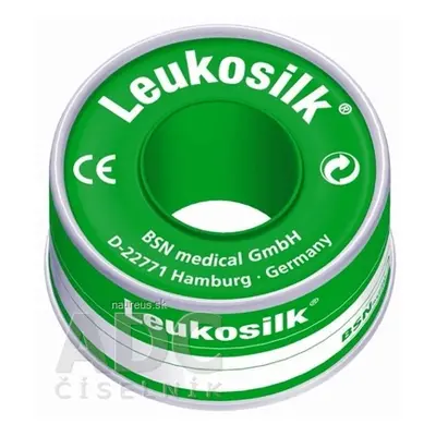 BSN Medical GmbH LEUKOSILK náplast na cívce, 1,25cm x 5m, 1x1 ks