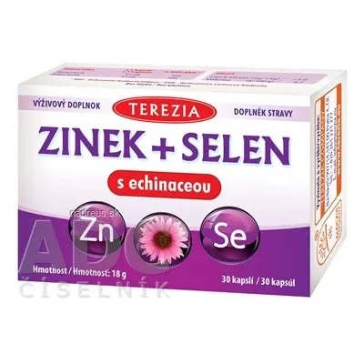 TEREZIA COMPANY s.r.o. TEREZIA ZINEK + SELEN s echinaceou cps 1x30 ks